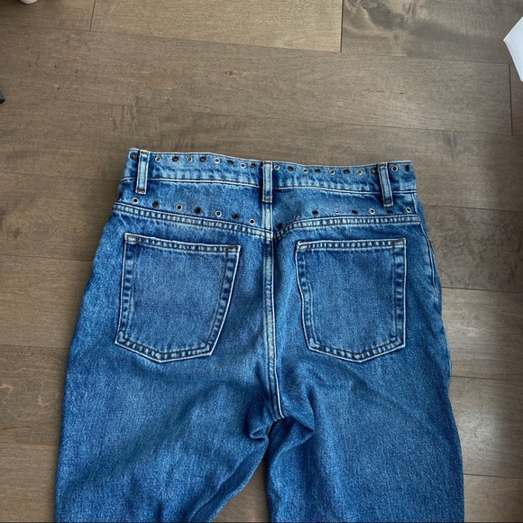 Sandro eyelets denim jeans - Picture 7 of 9